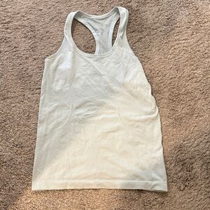 lululemon athletica Light Gray Racerback Tank